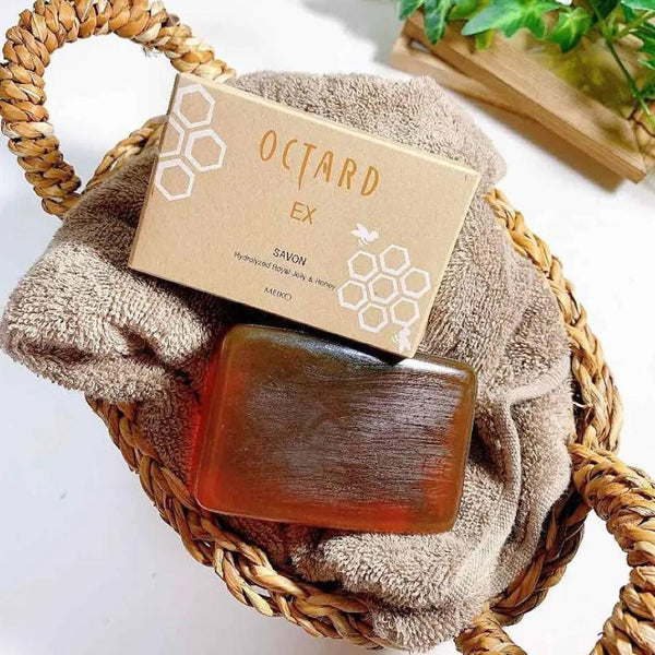 Octard EX Savon Royal Jelly Moisturizing Honey Beauty Soap Bar 120g