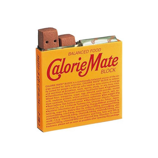 Calorie Mate Block Balanced Nutrition Food Chocolate 4 Bars