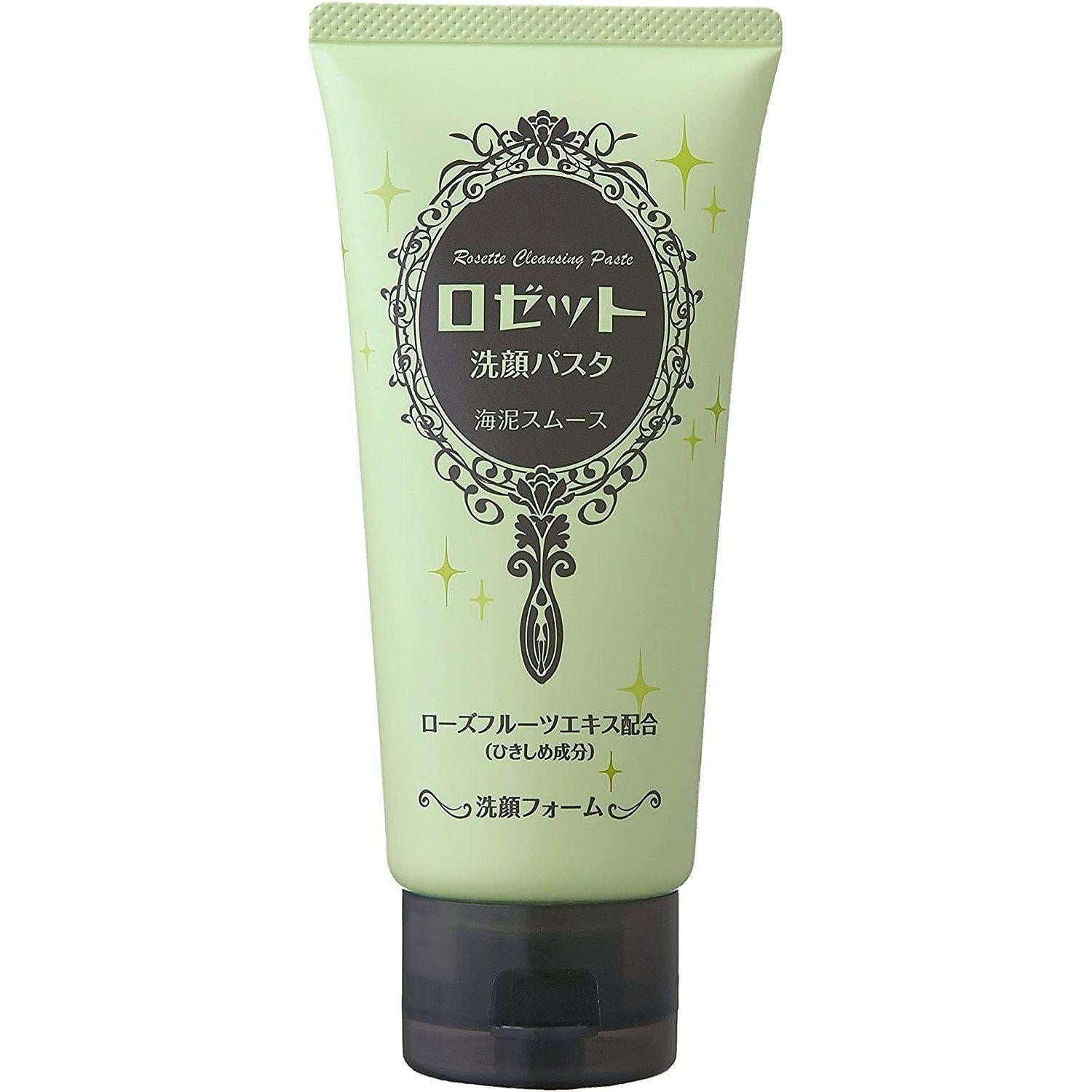 Rosette Cleansing Paste Sea Clay Smooth Foam Cleanser 120g