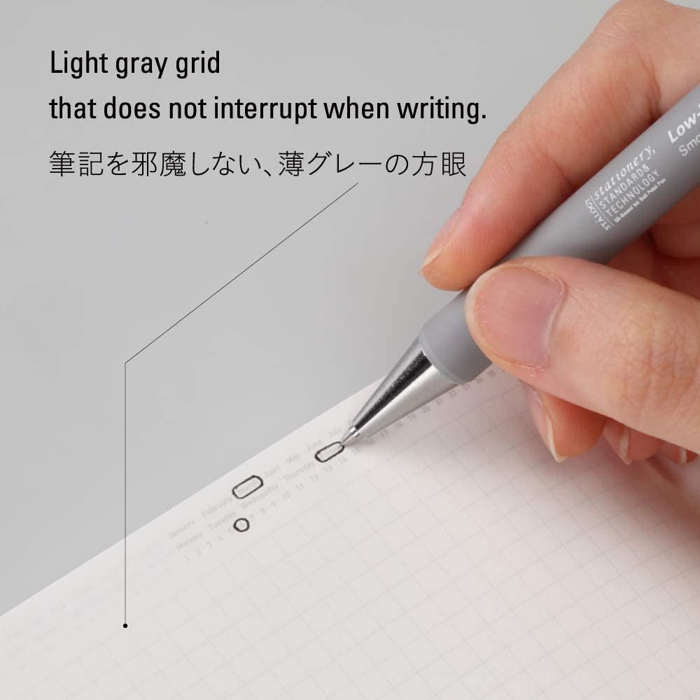 Nitto Stalogy B6 Editor's Series 365 Days Notebook (Grid Paper Noteboo