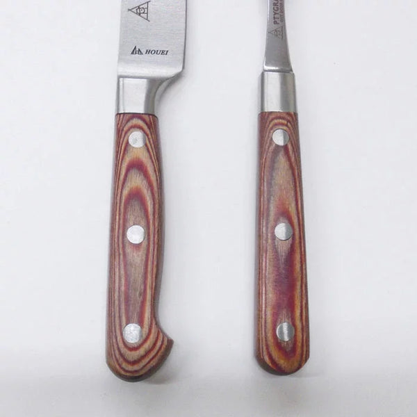 Ptygrace Handmade Meat Carving Knife and Fork Boxed Set