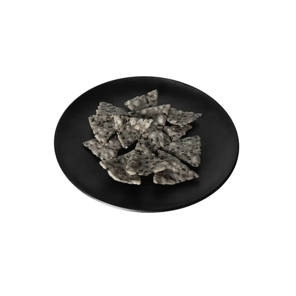 Roasted Kurogoma Black Sesame Rice Cracker Chips 60g (Box of 12 Bags)