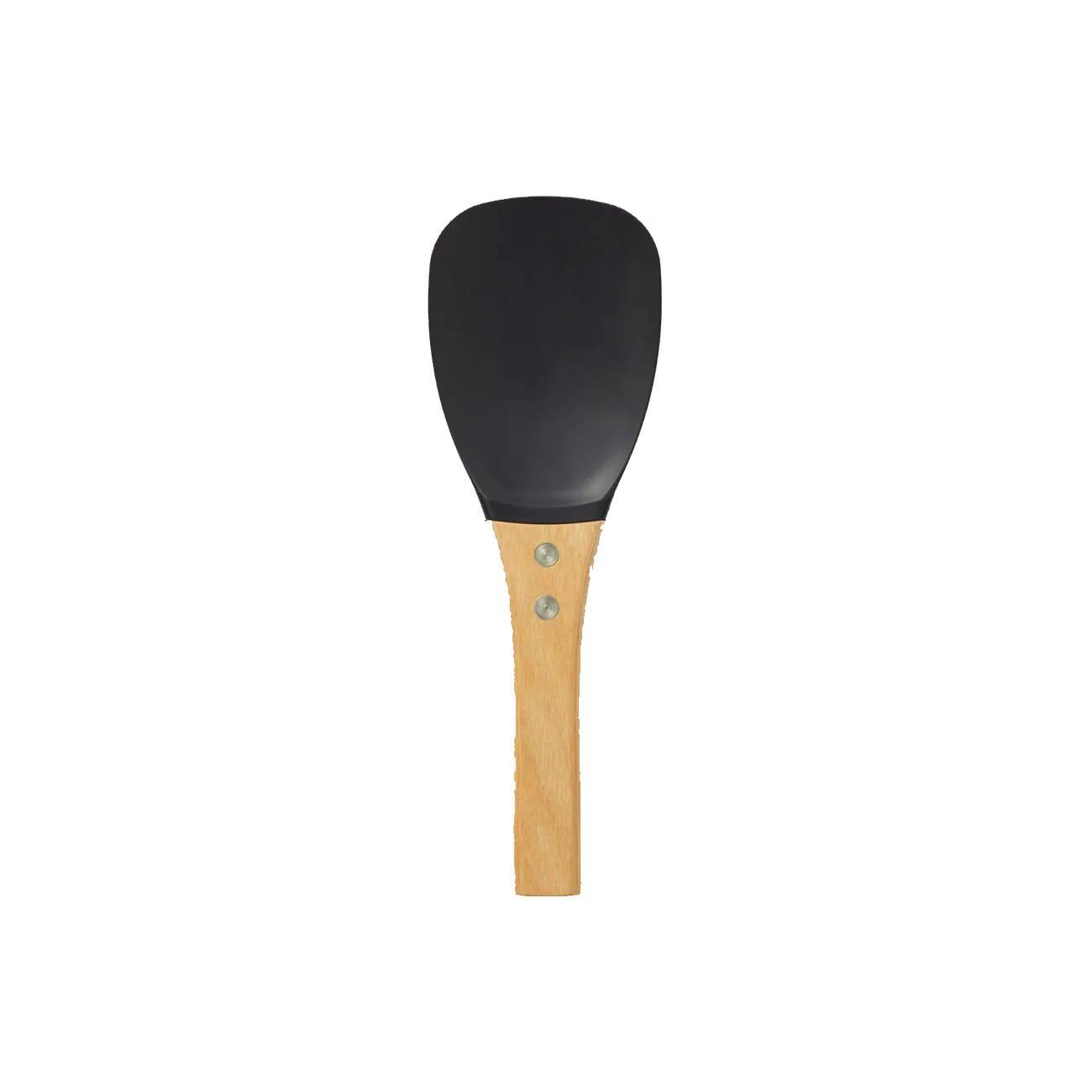 Stylish Non-Stick Rice Spoon Scoop With Wood Handle 20cm