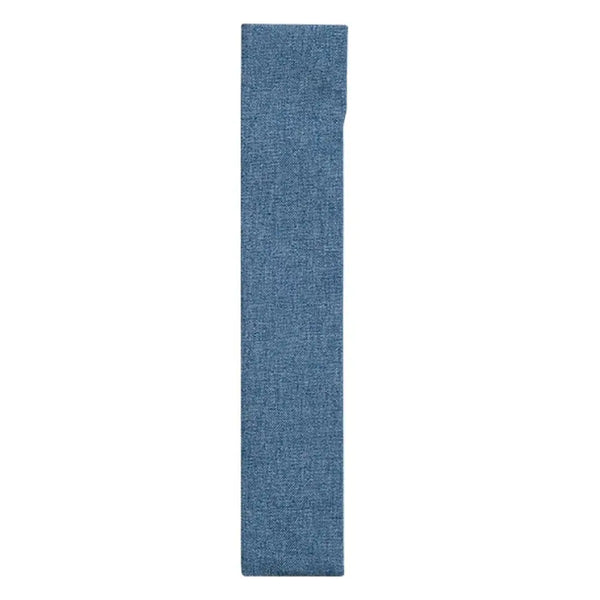 Yamani Blue Japanese Sensu Case Folding Fan Cloth Bag 23.5cm